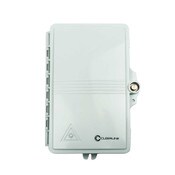 Outdoor Fiber Optic Terminal box, Empty (Holds 4 SC Simplex or 4 LC Duplex Adapters)